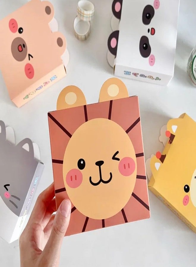 VRB Dec مجموعة علب هدايا VRB Dec مكونة من 20 قطعة للتغليف/علب هدايا للتقديم، علب هدايا فارغة، علب هدايا للتقديم، هدايا للإرجاع، شوكولاتة، فواكه مجففة، هدايا زفاف ومناسبات دينية. (تشكيلة علب بنقوش حيوانية) - Image 5